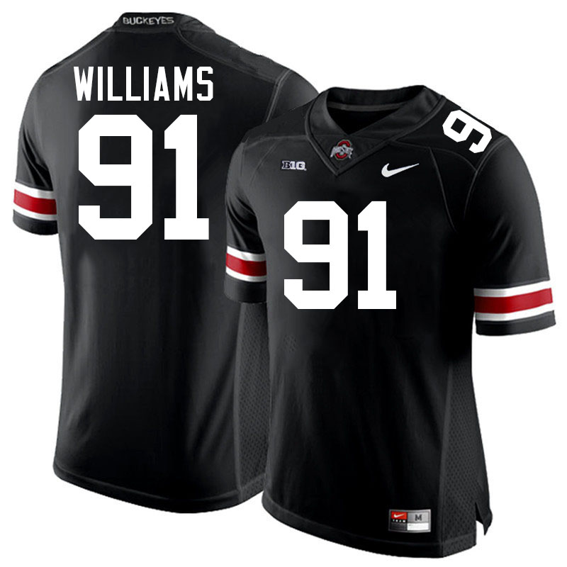 Tyleik Williams Ohio State Buckeyes Jersey College Football Uniforms-Black